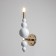 Sconces "Siena" 1he14 40W white-gold 12x17x40 cm