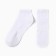 Male socks shortened, white color, rr 29