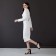 Women's dress Midi with a cut Mist p. 42, white