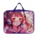 Folder with handles Textile A4, 350 x 270 x 100 mm, calligrata top "Anime Music"
