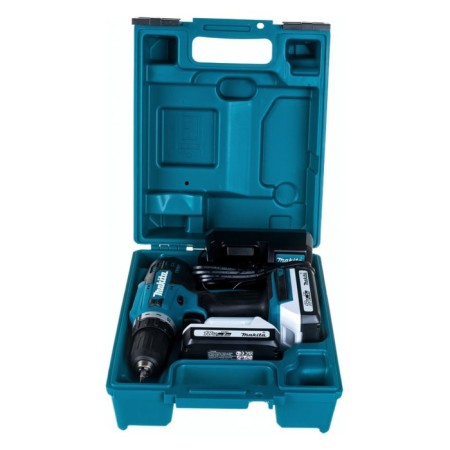 Makita DF488DWAE, 18 V, 2x2 Ach, Li-Ion, 42/24 Nm, 400/1400 rpm, case, case-7