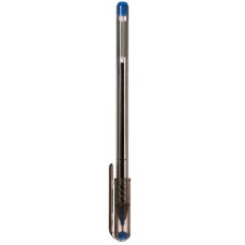 Ballpoint handle My-tech, 0.7 mm, blue rod, transparent, needle-to-write node body