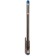 Ballpoint handle My-tech, 0.7 mm, blue rod, transparent, needle-to-write node body