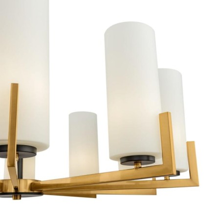 Chandelier Maytoni Mod089PL-10BS, 10KHE27, 40W, 86x86x76.4 cm, black color and brass-2