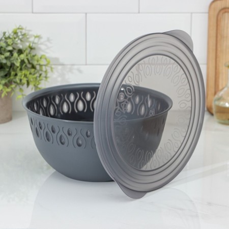 Bowl with lid 3l 26.5x24x11.5cm-1