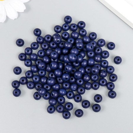 Beads for creativity tree "Blue" D-0.8 cm, set of 20 g-2