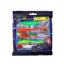 A set of silicone lures on the pike Helios 