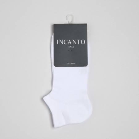 Male socks, white color (Bianco), size 3 (42-43)-4