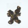 Calendar polygonal assembly rhombus "Black-gold", 6 x 5 cm