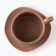 Tea couple ceramic "Montblan", 2 items: 220 ml mug, saucer 13x13.6 cm