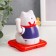 Plastic pendulum from the solar battery "Cat Mani-Neko in a vest" MIX 9x7.5x7 cm