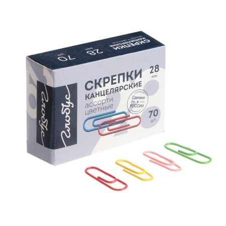 Office clerk Globus, 70 pcs., 28 mm, color, mix-6