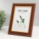 Photo frame plastic 13x18 cm "Golden waves and points" Dark tree 16.6x21.6 cm