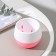 Pot for flowers with the Podon "Japan", 125 ml, d = 8 cm, h = 6.5 cm, white-pink color