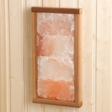 Salt panel 4 tiles of Himalayan salt 46x24 cm thermo linden
