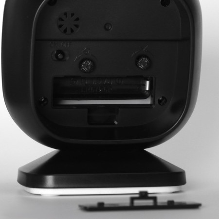 Classic alarm clock, discrete move, 1AA, 10 x 6 x 13 cm-2