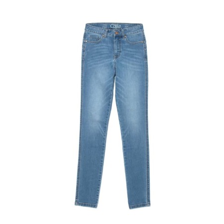 Women's jeans modeling Conte Elegant Skinny, Size S, color Washed Mid Blue-2