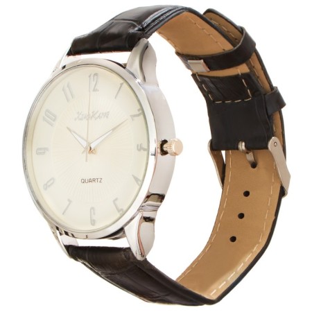Men's watch, D-4.4 cm, L-25 cm strap, silver-1