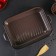 Baking sheet, 4.5 l, brown color