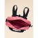Baby bag, size 9x22x24.5 cm, red color
