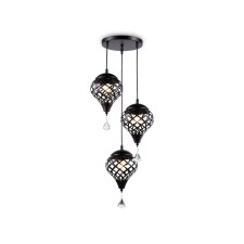 Suspended Ambrella Light, Loft, TR8444, 3HE27, Black Color