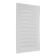 Ventilation grate Zein luxury RM1724C, 170 x 240 mm, with a grid, metal, gray