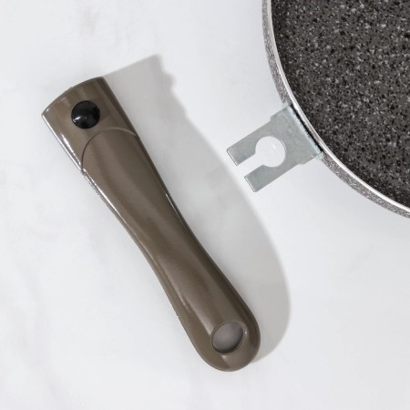 Sleeps ONYX, D = 22 cm, removable handle, glass cover, anti -stick coating, color gray color-4