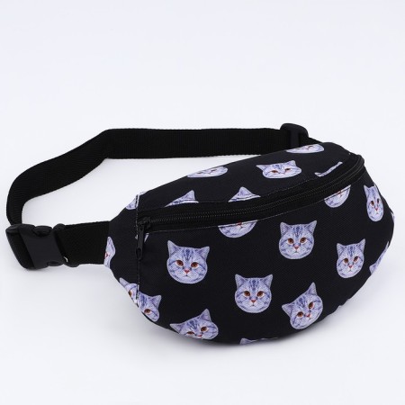 Barry Bag Cat, 32x8x15 cm, lightning department, black color-1