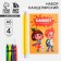 Set: notebook A6, pencils (2 pcs.) And wax crayons (4 pcs.) "Bright emotions"