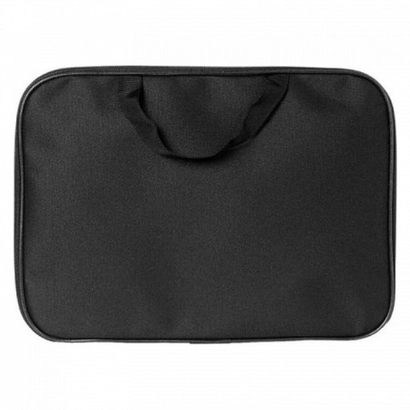 Folder with handles textile A4, 360 x 270 x 20 mm, inner pocket Calligrata, "office" 1Sh421, black-4