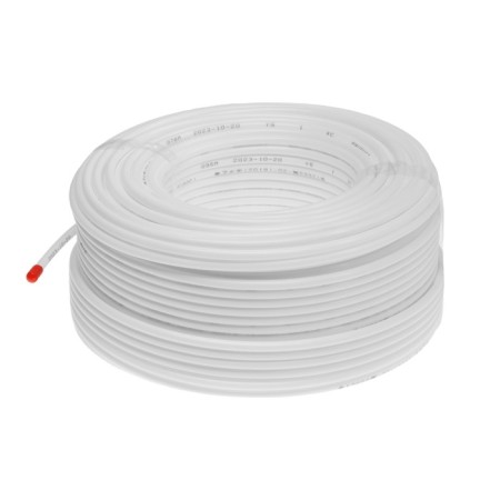 Zein filter pipe, 100 m, 1/4 ", up to 28 atm, up to 100 ° C, white