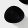 Porcelain salad Magistro Carbon, 12 × 10.5 cm, black color