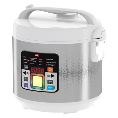 Multicar JVC JK-Mc509, 860 W, 5 l, 11 programs, anti-stick coating, silver/ white-1