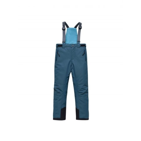 Ski costume for a girl, height 164 cm, turquoise color-4