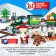 Designer "New Year stories. Train and Santa Claus ", 490 details