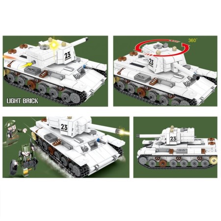 Designer Army "Tank KV-1 Clement Voroshilov", 536 parts-1