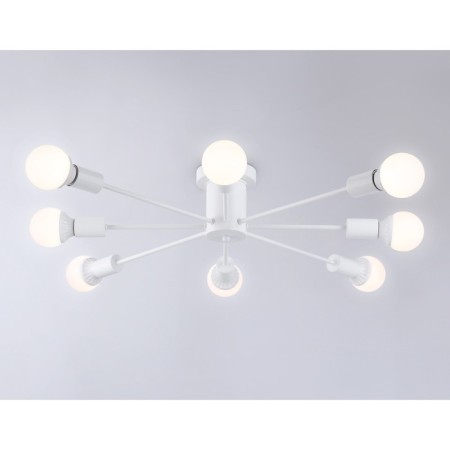 Lamp ceiling in the style of Ambrella Light, Loft, TR80408, 8HE27, white color-2