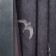 A set of curtains with Liberty selection, size 2x145x270 cm, dark gray color