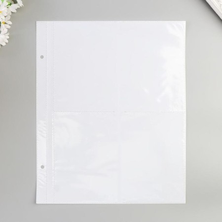 Sheet for photo album in 8 photos 10x15 cm