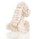 Soft Gulliver toy "Rabbit Persik", beige color, 26 cm