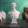 Bust "Emperor Peter III" White, 4x2.5x6.5cm