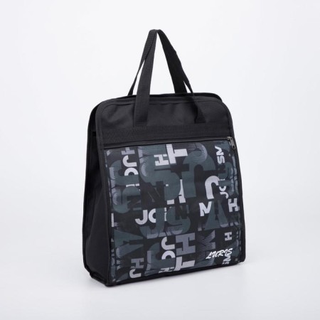Lightning bag, external pocket, black color