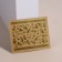 Nail stickers "admiration", voluminous, metallized, golden color