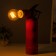 Fire extension table "Fire extinguisher" E27 40W Red 25x20x10cm Risalux