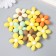Busina for creativity plastic "Bright chamomile" matte mix 1.2x3.2x3.2 cm