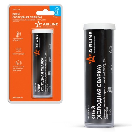 Glue - cold welding Airline, universal, heat -resistant, +250 C, 55 g, blister