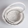 A set of baskets, 3 pcs, 39 × 14/40 cm, 30 × 12/35 cm, 25 × 10/30 cm, white, willow