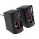 Computer speakers 2.0 Perfeo Tial, 2x3, LED backlight, black