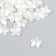 Decor for creativity plastic "Flower" Pearl set 35 pcs 0.9x0.9 cm