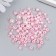 Beads for creativity plastic "Round. Pink powder" d = 3-8 mm, set 10 grams
